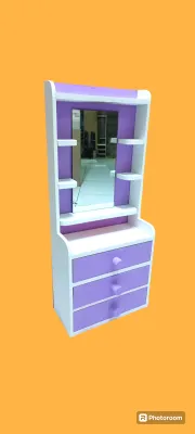 lemari kosmetik 3 laci UK 70cm (bisa request warna)