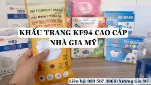 Thùng 300 cái khẩu trang Kf94 cao cấp Gia Mỹ