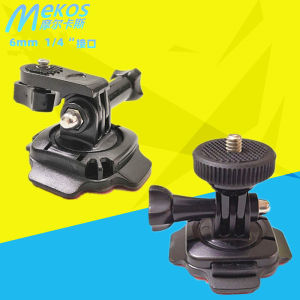Universal Motorcycle Helmet Mount Holder for Insta360 Small Ant 4K Sony Sports Camera 1/4 6mm Helmet Bracket Installation