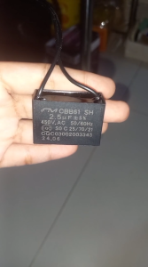 kapasitor kotak kipas angin 2.5 45v-K3