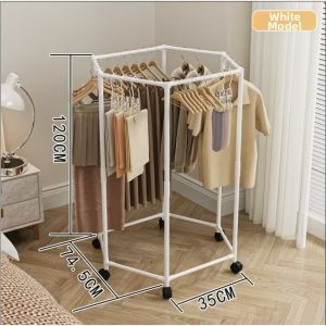Rotatable Multi-function Modern Minimalist Clothing Rack