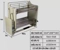 Kệ để chén bát inox 304, kệ đựng đồ đa năng, Giá để chén bát thông minh nâng hạ theo ý muốn, Kệ úp chén thông minh, Kệ nhà bếp inox 304, Kệ để gia vị thông minh nhập khẩu. 
