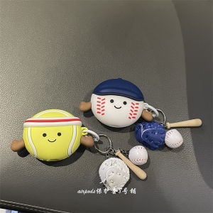 Cute Cartoon Baseball Silicone Case Cover for Apple AirPods pro 1st 2nd 3rd Generation Earphone Protective Shell Soft Touch