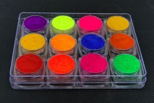 Set 12 bột màu neon pigment trang trí móng tay
