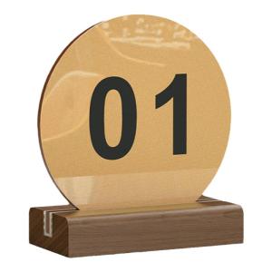ZHICAIYOU | Elegant Creative T-shaped Table Number Sign