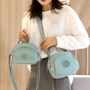 ทันสมัย กระเป๋าสะพายข้างผ้าแคนวาสขนาดเล็ก ผู้หญิง กระเป๋าถือ กระเป๋าใส่เหรียญมือถือ สไตล์เกาหลี กระเป๋ามือถือไหล่เดี่ยว