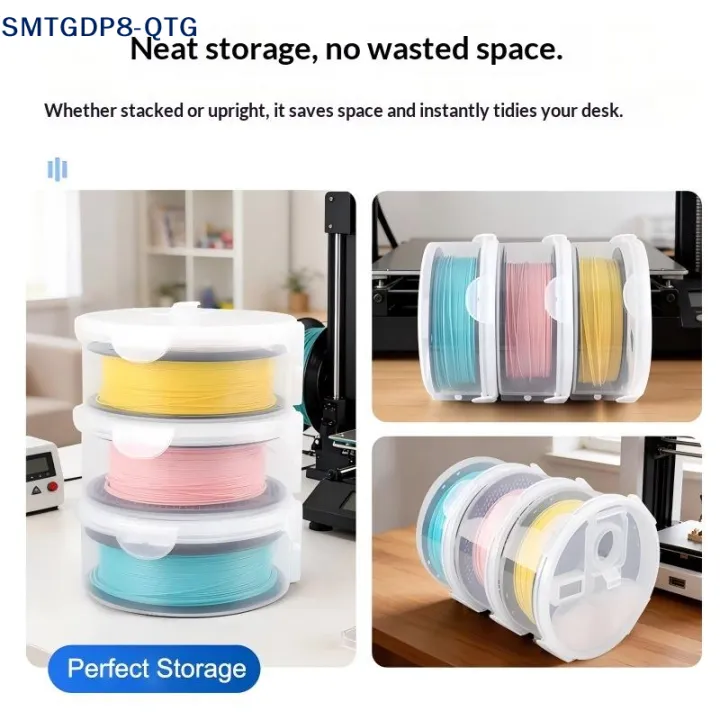 EELHOE | *1Set Dustproof Anti-Moisture Sealed Box Release 3D Printing Filament Dry Box 1KG Storage Case Wall-Mounted For Filament Holder