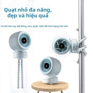 HUIYANGXU | Quạt Để Bàn Nhỏ Đa Chiều Cooleding Di Động Hình Bạch Tuộc
