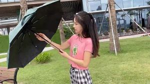 Ô Dù Gấp Gọn Dù Đi Mưa Che Nắng Chống Tia UV 8 Nan (Nhiều Màu)