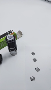 ตรายางหมึกในตัว ตรายางปั๊มโลโก้ และ สะสมคะแนน TR4612 ยางพาราแท้ (ทักแชทก่อนสั่งซื้อ)