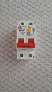 Aptomat cầu dao chống giật 3 chức năng Taian RCBO 2P 32A/40A/50A/63A (chính hãng nhập khẩu Malaysia - Bảo hành 2 năm)