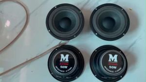 Loa mid trung 10 M-Audio gân mút toàn vành 11.5cm hàng nhập khẩu - Loa trung cao cấp - Loa trung kín