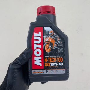 Dầu nhớt Tổng Hợp Motul Htech 100 4T 10w40 - cao cấp dùng cho xe số xe côn tay