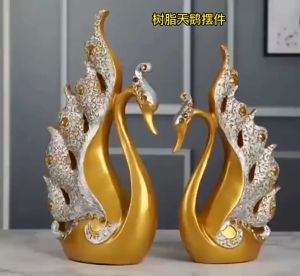 เครื่องประดับหงส์คู่ เครื่องประดับช้างโชคดี เครื่องประดับกวางมีความสุข ของขวัญแต่งงานสำหรับการย้ายเพื่อน ของที่ระลึก