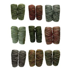 Benang rajut poly kur gradasi / Tali kur sembur Polyester 200gram