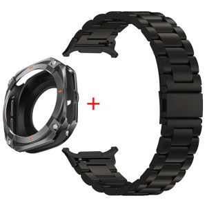 Case+Bnad for Samsung Galaxy Watch Ultra2025 47mm Stainless Steel Bracelet Metal Case for Samsung Galaxy Watch 7Ultra 47mm Strap