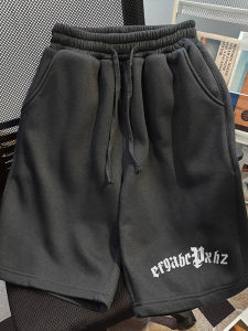 Casual Straight Shorts Mens Summer American Minimalist Running over the Knee Fifth Pants Trendy Loose Sports Basketball Middle Pants