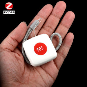 ALARMEST TUYA ZigBee SOS Button Sensor Alarm Elderly Emergency Help Alarm Switch Work with Tuya Zigbee Hub Smartlife App