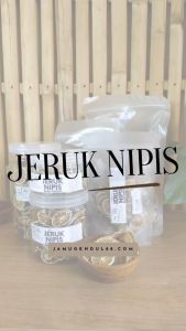 Dried Lime - Jeruk Nipis Kering Kualitas Premium by Jamu Gendul 88