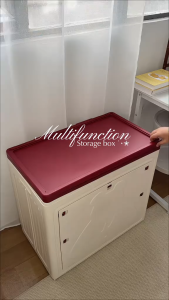 70cm Large Capacity Clothing Storage Box Foldable Home Storage Cabinet Toy Flip Cover Organizer Box