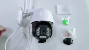 South Ocean 5MP CCTV 4G Sim Card Waterproof CCTV Wireless Outdoor PTZ Speed Dome Smart IP Camera 360 IR Color Night CCTV Wireless Connect Phone Camera for House