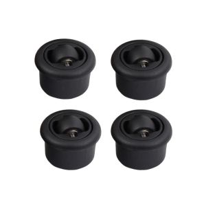 4pcs Hidden Universal Wheel360 Degree Swivel CastersInvisible General Wheels for Push-pull Table Furniture BottomSmooth Quiet