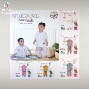 Setelan Bayi - Koko Bayi - Jumpsuit Bayi - Katun Madinah Adem & Nyaman
