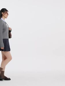 Hotwind | False Layered Ribbed Knit Sweater