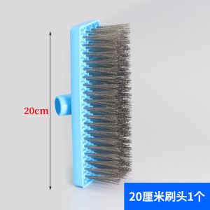 Stainless Steel Wire Brush Long Handle Floor Cleaning Brush for Removing Algae Ideal Scouring Brush for Washing And Cleaning