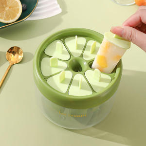 DIY Popsicles Mold with Popsicle Stick Holder for Kids Reusable Freeze Ice Pop Molds Ice Cream Mold