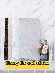 50PCS Marble Wallpaper adhesive Waterproof decor wall 30×60cm printed wallpaper