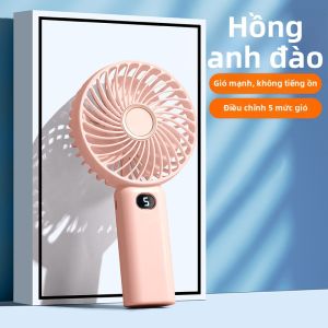 Quạt Cầm Tay Mini USB Sạc Di Động Siêu Bền Cho Học Sinh Quạt Làm Mát Máy Tính Để Bàn Văn Phòng Mùa Hè 2024 Quạt Cầm Tay Siêu Nhỏ