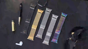 Magnetic strap for apple watch Series 11 10 9 8 7 6 5 4 se band 42mm 46mm 45mm 44mm ultra2 stainless steel milanese loop smart watch band for apple watch Ultra 3 2 1 49mm strap