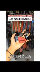 Gembok Cakram Motor Kunci Cakram Ori Honda Ori Ahm Motor Universal Nmax Pcx Vario Beat Mio / Gembok Cakram Sepeda Motor Stainless Anti Maling