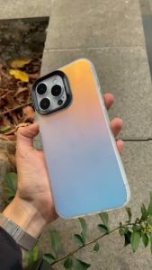 Softcase IMD Silver Hologram Aurora Pelangi untuk Vivo V40 5G / V40 LITE / V40 PRO / V30 / V30E / V30 PRO / V29 / V29E / V29 PRO / Y200 / Casing Hologram Aurora Pelangi