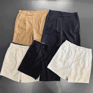 Quần Short Nam Vải Lanh Thẳng Mùa Hè Mỏng Thoáng Khí Rộng Rãi Năm Điểm Thời Trang Thường Ngày Quần Dài Năm Điểm