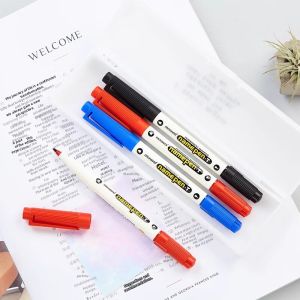 Monami | Double Ended Oil-based Fast-drying Marker Pen Set 12 Colors