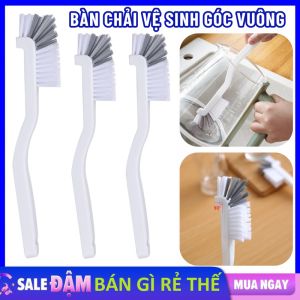 Bàn Chải Cán Dài Vệ Sinh Nhà Bếp Thiết Kế Chữ L Đa Năng - Co Rửa Ly  Cây Chà Sàn Góc Vuông Cọ Sạch Từng Ngóc Ngách Khe Hơ Tiện Ích - Bàn Chải Vệ Sinh