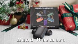 Hand Warmers Rechargeable - 2 Pack Magnetic Electric Hand Warmer 7000mAh 20Hrs Warmth 4 Levels Heating Portable Pocket Hand Warmers for Raynauds Golf Camping Fishing Ball Game