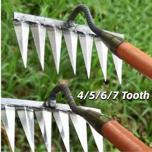 Steel Hardened Hollow Hoe: A Durable Gardening Weeding Rake