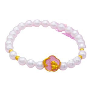 Princess Style Rabbit Beads Childrens Bracelet Pearl Girls Jewelry Gift High End Gemstone Bracelet Accessories