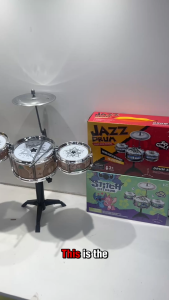 Classic Kids Jazz Drum Set Toy Mini Musical Instrument for Children Toys for Boys Girls Capybara