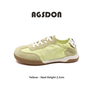Agsdon l Breathable Retro Thick Sole Womens Sneakers