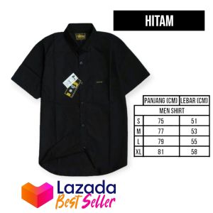 Baju Kemeja Pria Terbaru Polos Coksu Lengan Pendek Hem Slimfit Distro Premium