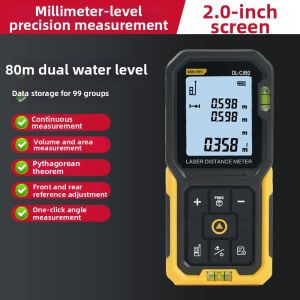 deli | High Precision Handheld Laser Distance Measurer