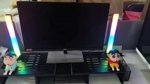 [SG] Monitor Stand/Laptop Stand/With Drawer Storage/Computer stand/Monitor Stand Ergonomic Metal Monitor Riser Stand with Mesh Platform
