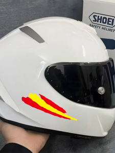 Spanish Flag Sticker Andalusia Flag Motorcycle Helmet Body Waterproof Vinyl Decal