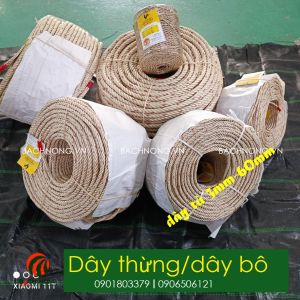 Dây bô dây thừng hiệu con gà Thái 3mm Cuộn dài 220m Loại 1kg