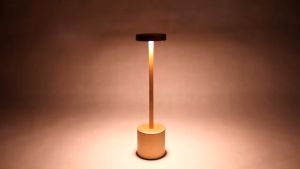 Touch-Controlled LED Table Lamp Desk Lamp Wireless & Portable 3 Color Modes USB Rechargeable Study Lamp
