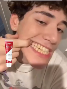 SP10 Kem đánh răng probiotic làm sạch mạnh mẽ để loại bỏ các điểm vàng làm trắng răng